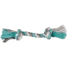Flamingo Jim Playing Rope - rágókötél 2 csomóval, menta 35 cm