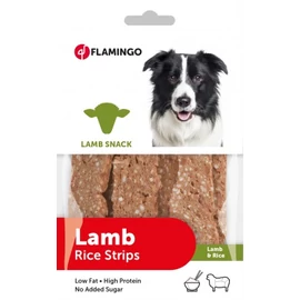 Flamingo Lamb Snack - bárányos és rizses csíkok 85 g