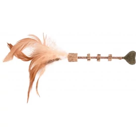 Flamingo macskamentás fapálcika játék 25 cm
