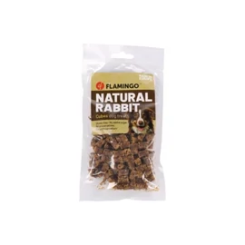 Flamingo Nature Snack - kockázott nyúl 80 g