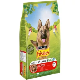 Friskies száraz kutyaeledel - Active marhával 10 kg