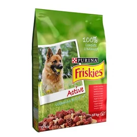 Friskies száraz kutyaeledel - Active marhával 15 kg