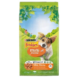 Friskies száraz kutyaeledel - Mini Menu csirkével és zöldségekkel 1.5 kg