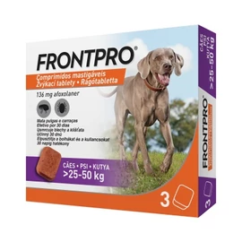 FRONTPRO RÁGÓTABLETTA KUTYA L/25-50KG/ 3 tabletta
