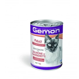 Gemon Cat Adult macskakonzerv - lazac, rák 415 g