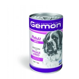 Gemon Maxi Adult kutyakonzerv - sertés, rizs 1250 g