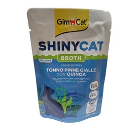 GimCat ShinCat Broth Tonno Pinne Gialle con Quinoa - leves sárgaúszójú tonhallal és kinoával 70 g