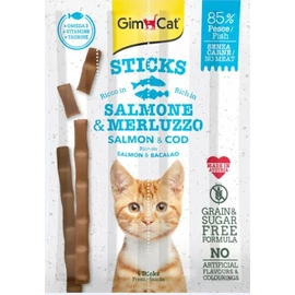 GimCat Sticks lazac és tőkehal 4 x 1 db
