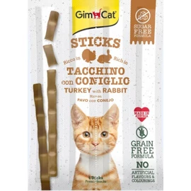 GimCat Sticks pulyka és nyúl 4 x 5 g