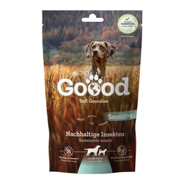 Gooodies Soft Snack rovarral, kiegészítő állateledel felnőtt kutyáknak 100 g