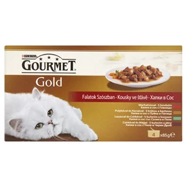 Gourmet Gold Falatok szószban multipack 4 x 85 g