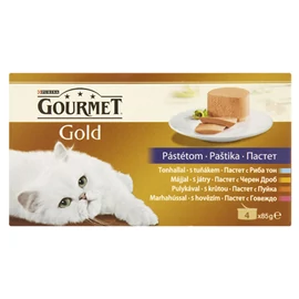Gourmet Gold Pástétom nedves eledel 4 x 85 g