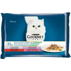 Gourmet Perle Mini Filé szószban zöldséggel 4 x 85 g