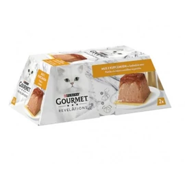 Gourmet Revelations pastétom csirkével és szósszal nedves macskaeledel 2 x 57 g