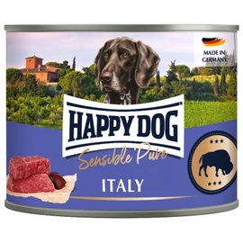 Happy Dog pur konzerv bivaly ízesítésű nedves állateledel felnőtt kutyák számára 6x200 g 1 kg