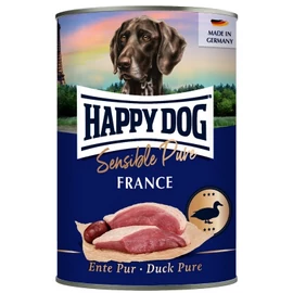Happy Dog pur konzerv kacsa ízesítésű nedves állateledelfelnőtt kutyák számára 6x400 g 800 g