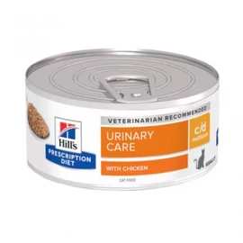 Hill's Prescription Diet c/d Multicare Urinary Care macskatáp - konzerv 156 g