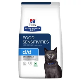 Hill's Prescription Diet d/d Food Sensitivities száraz macskatáp, kacsa & zöldborsó 1.5 kg