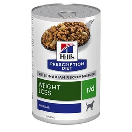 Hill's Prescription Diet r/d Weight Reduction kutyatáp - konzerv 350 g