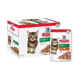 Hill's Science Plan Kitten nedves macskatáp, pulyka 12 x 85 g