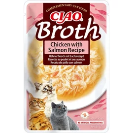 Inaba Cat Churu Ciao Broth - csirke-lazac 40 g