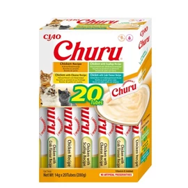 Inaba Cat Churu Püré - csirke mix 20 db 20 x 14 g