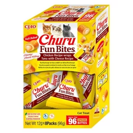 Inaba Cat Fun Bites Wrap - csirke-sajt 8 x 12 g