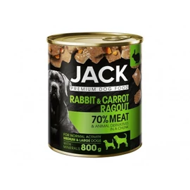 JACK KUTYA KONZERV RAGU NYÚL-RÉPA 800G