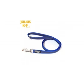 Julius-K9 gumírozott póráz, kék 1,2 m/20 mm, O karika 1.2 m