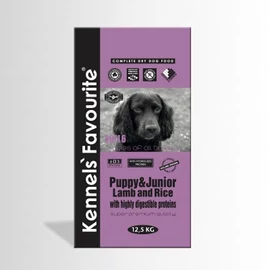 Kennels' Favourite Puppy & Junior Lamb and Rice 12.5 kg
