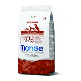 Monge All Breeds Puppy & Junior Bárány és Rizs 2,5 Kg 12 kg