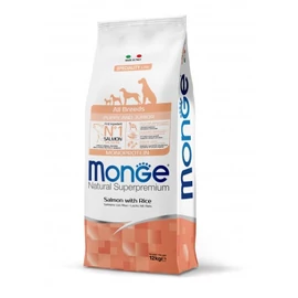 Monge All Breeds Puppy & Junior MONOPROTEIN Lazac és Rizs 12 Kg 12 kg