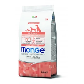 Monge All Breeds Puppy & Junior MONOPROTEIN Lazac és Rizs 2,5 Kg 12 kg
