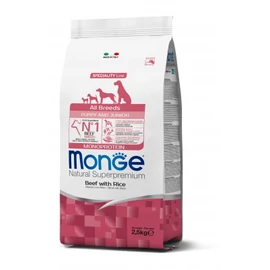 Monge All Breeds Puppy & Junior MONOPROTEIN Marha és Rizs 2,5 Kg 12 kg