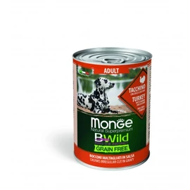 Monge BWild Grain Free Adult kutyakonzerv - pulyka sütőtökkel és cukkinivel 400 g