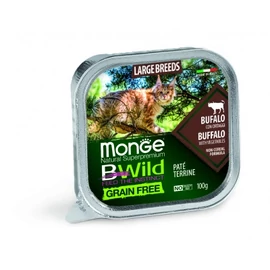 Monge BWild Grain Free Paté Terrine Large Breed - bölény zöldségekkel 100 g