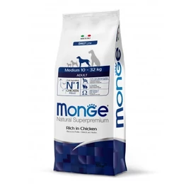 Monge Daily Line Medium Adult száraz kutyatáp - csirke 12 kg