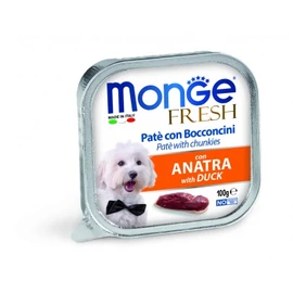 Monge Dog Fresh paté húsdarabokkal - kacsa 100 g