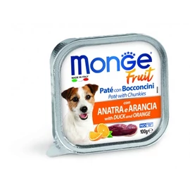 Monge Dog Fruit paté - kacsa, narancs 100 g