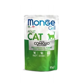 Monge Grill Cat Adult Nyulas Falatok Aszpikban 85 g