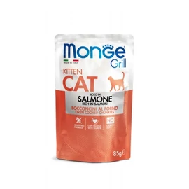 Monge Grill Cat Kitten Lazacos Falatok Aszpikban 85 g