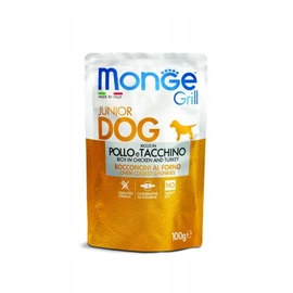 Monge Grill Dog Puppy & Junior - csirke, pulyka 100 g