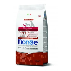 Monge Mini Adult MONOPROTEIN Bárány, Rizs és Burgonya 2,5 Kg 12 kg