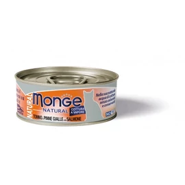 Monge Natural Cat konzerv Tonhal lazaccal 80g 85 g