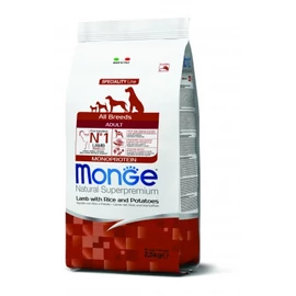 Monge Speciality Line All Breeds Adult Monoprotein száraz kutyatáp - bárány, rizs és burgonya 2.5 kg