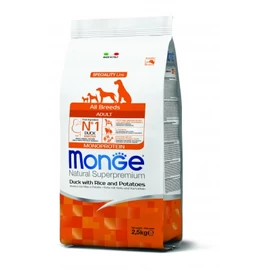 Monge Speciality Line All Breeds Adult Monoprotein száraz kutyatáp - kacsa, rizs és burgonya 2.5 kg