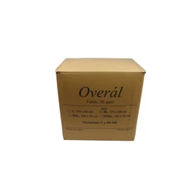 OVERÁL TGO FEHÉR 50 db