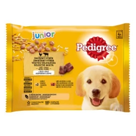 Pedigree Junior alutasakos eledel csirkével és rizzsel, marhával és rizzsel 1 db