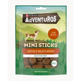 Purina Adventuros Mini Sticks - bölény ízű jutalomfalat kistestű kutyák számára 90 g