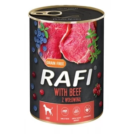 Rafi konzerv kutyáknak marhahússal és áfonyával 400 g